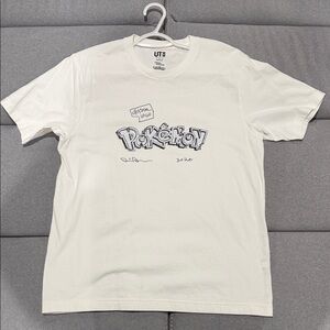 Uniqlo X Daniel Arsham POKÉMON White Graphic Tee